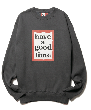 FRAME CREWNECK FL GRAYISH BROWN