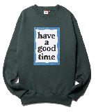 BLUE FRAME CREWNECK FL MALACHITE GREEN