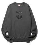 OLD ENGLISH LOGO EMB CREWNECK FL GRAYISH BROWN