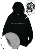 BIO MECH SIDE LOGO PULLOVER HOODIE FL BLACK