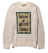 MILITARY FRAME SWEATER IVORY