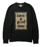 MILITARY FRAME SWEATER BLACK