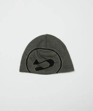 BAL-A-662 BIG LOGO SOFT BEANIE HAT GRAY