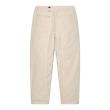 CES26PT09 OVERDYE COTTON CASUAL PANTS BEIGE