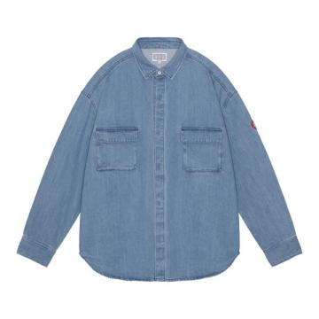 CES26SH02 BLEACHED DENIM BIG SHIRT