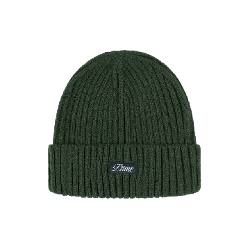 Cursive Fold Beanie Forest