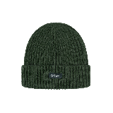 Cursive Fold Beanie Forest