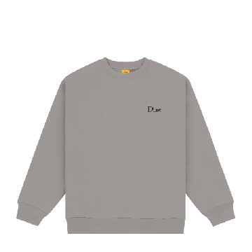 Classic Small Logo Crewneck Charcoal