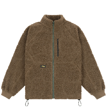 Coverstitch Sherpa Fleece Military Brown