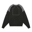 CES26CS10 PANEL SHOULDER CREW NECK BLACK