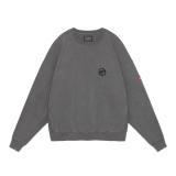 CES26CS03 OVERDYE PRE COG CREW NECK CHARCOAL