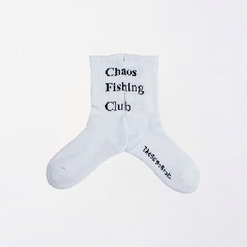 CFC-SOCKS 1PAC LOGO SOCKS WHITE