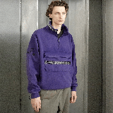 TTT12CW001 TTT PULSE TAPE FUNNEL NECK CREW PURPLE