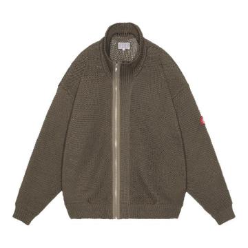 CES26KN02 COTTON ZIP UP KNIT